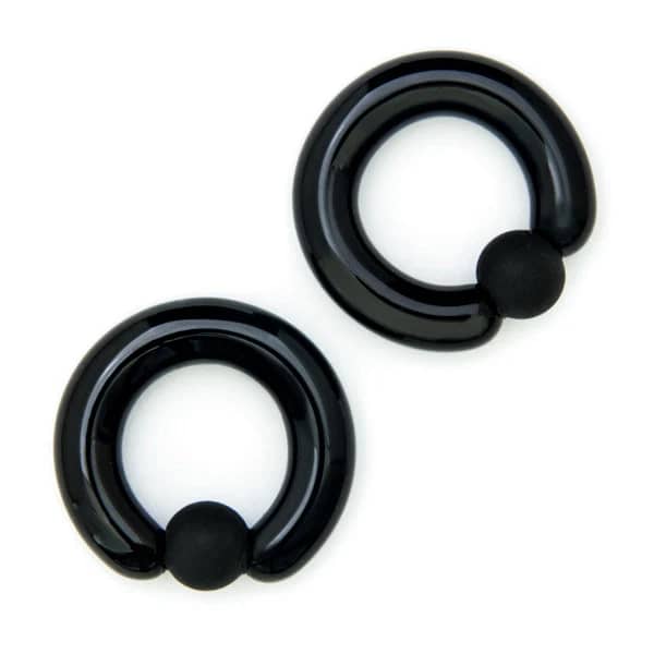 Simple Captive Bead Rings - by Gorilla Glass