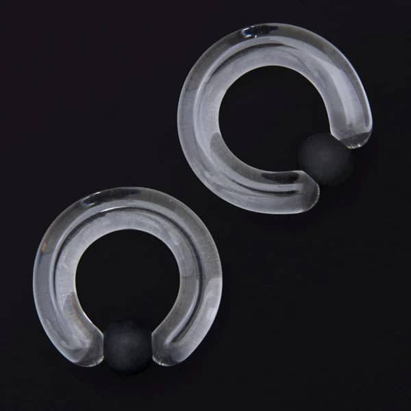 Simple Captive Bead Rings - by Gorilla Glass