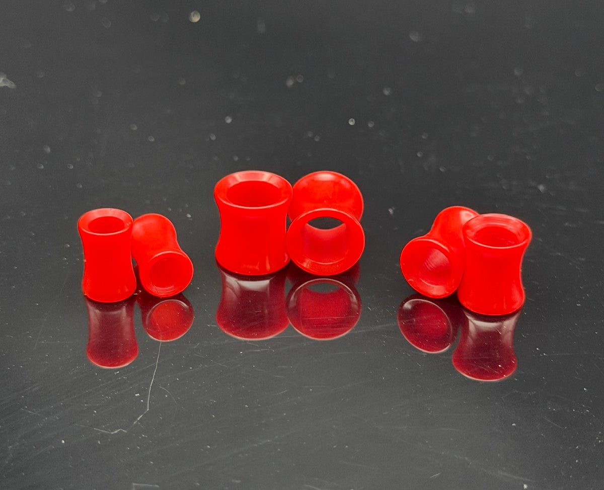 Double Flare Red Acrylic Eyelets