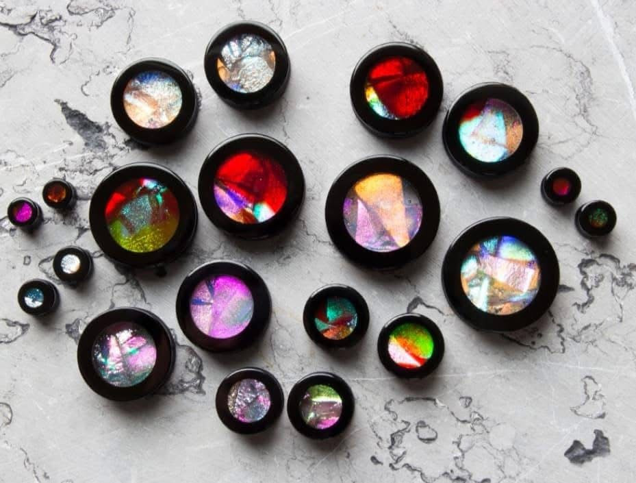 Gorilla Glass Double Flared Hagakure Shogun Plugs - Laughing Buddha Studios SoCal