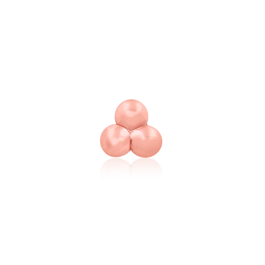 Junipurr Jewelry Gold Tri Bead