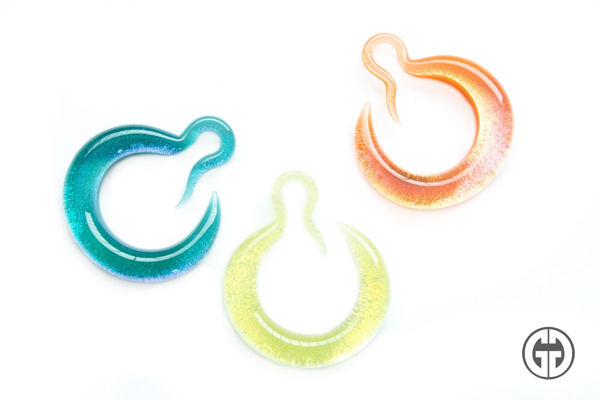 MAR Crescent Hoops by Gorilla Glass