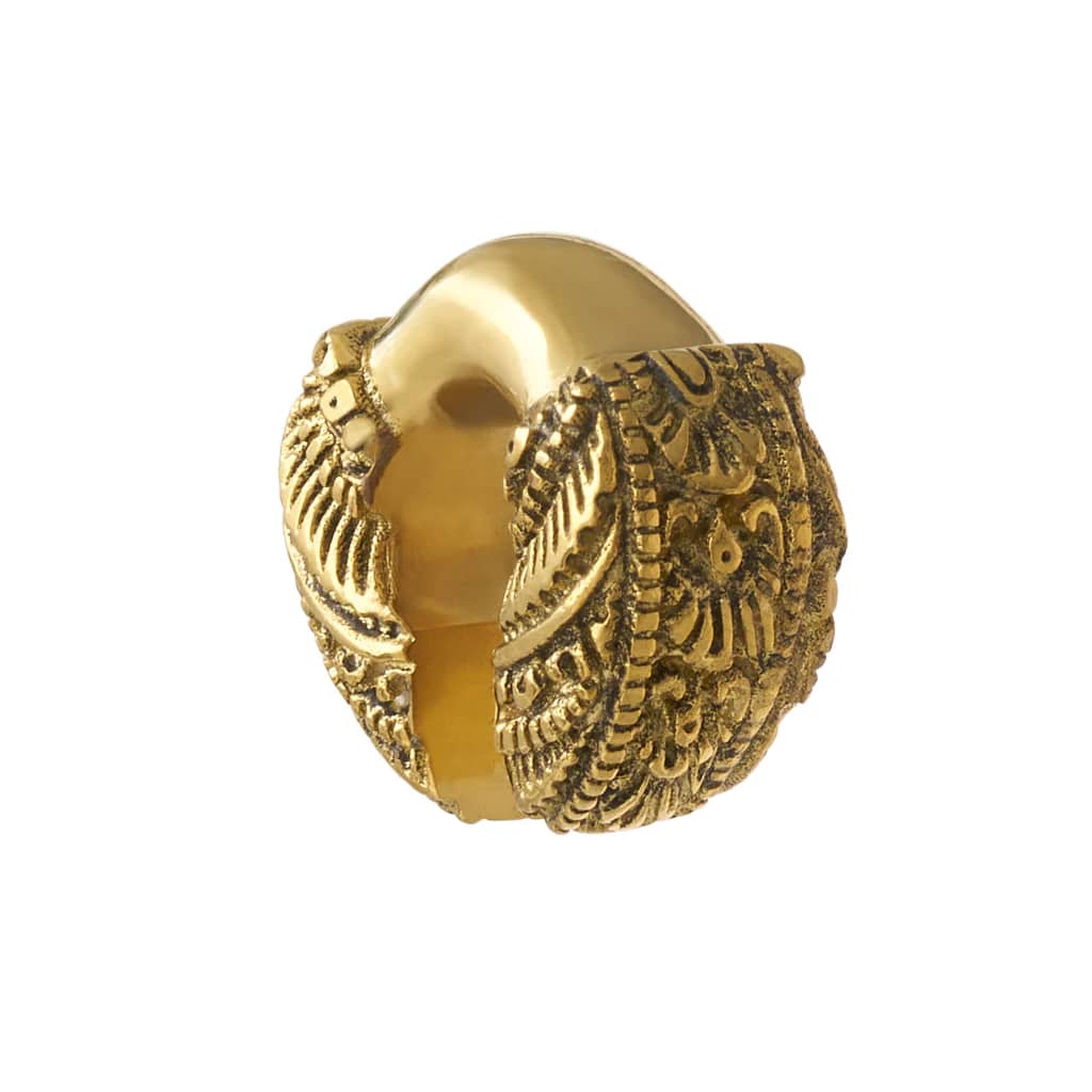 Solid Brass Jaya Weights by Diablo Organics - Laughing Buddha Studios SoCal