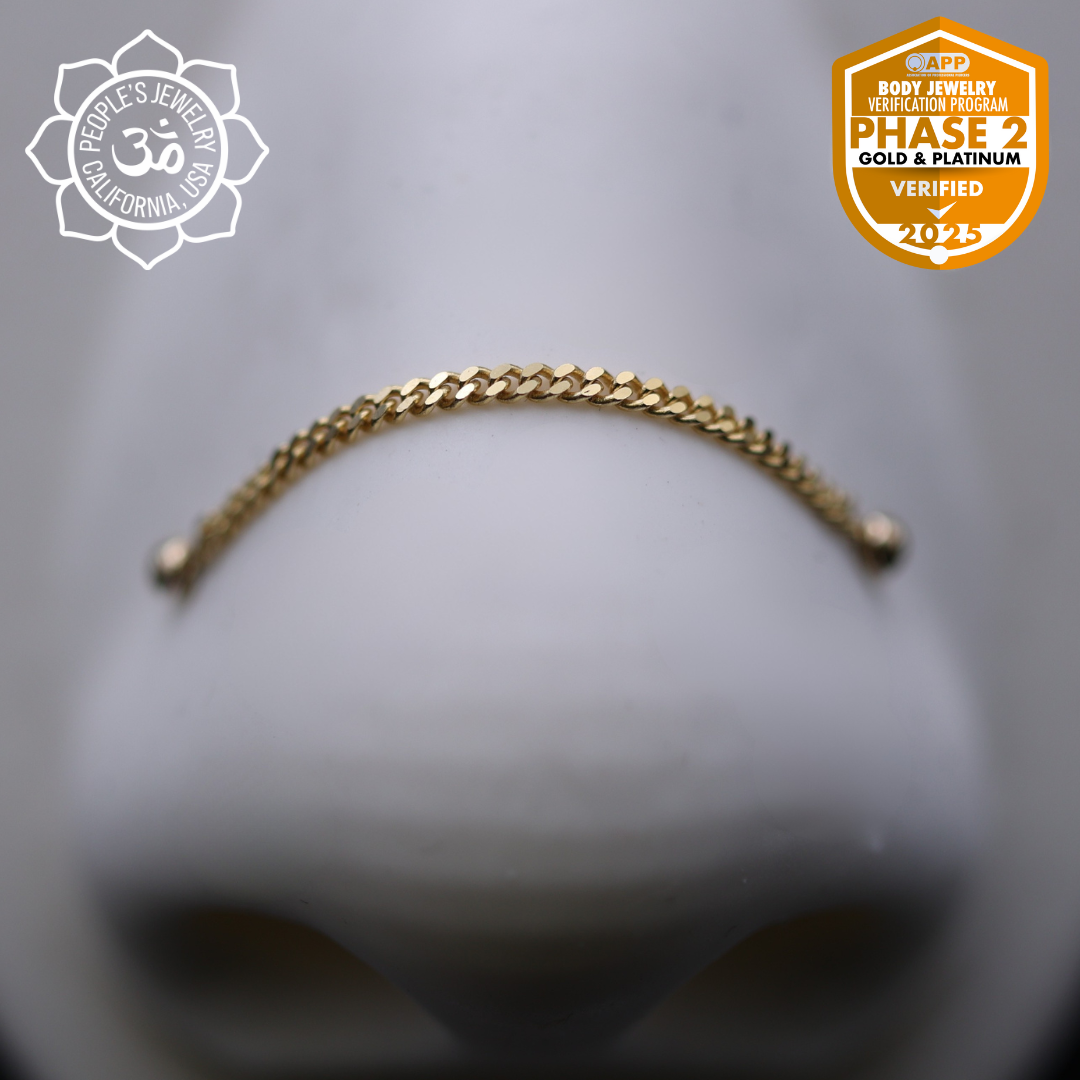 14k Yellow Gold Classic Curb Chain