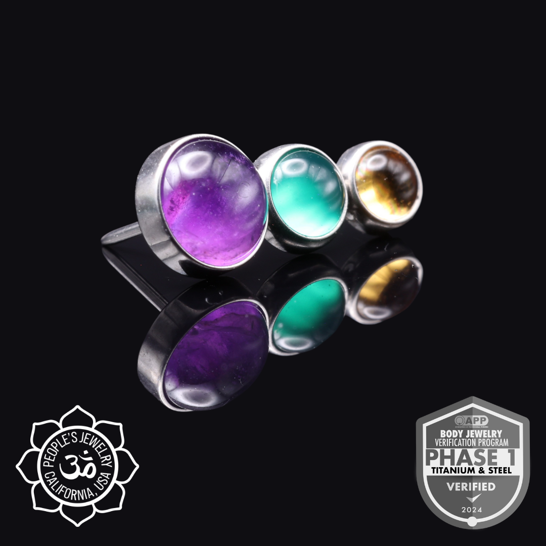 Natural Stone Triad Cluster