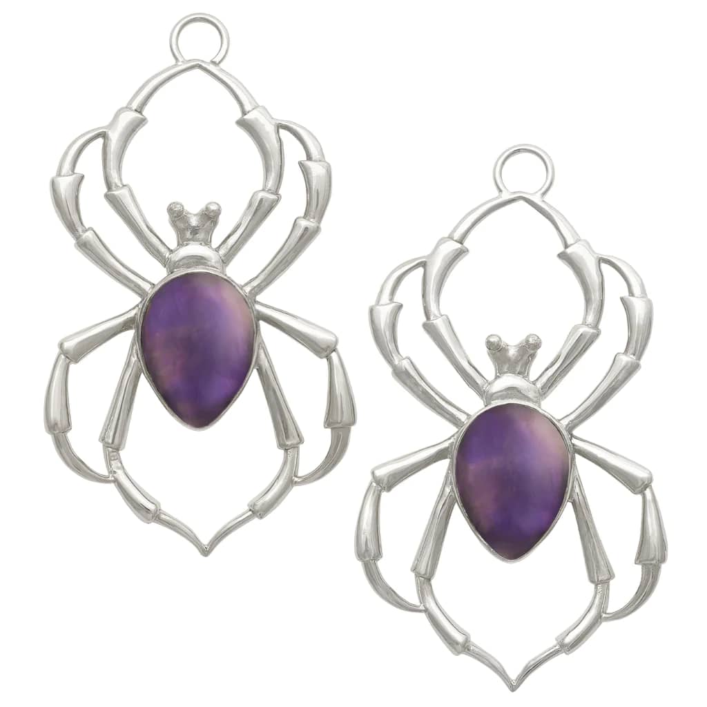 Brass Stone Arachnids by Diablo Organics - Laughing Buddha Studios SoCal