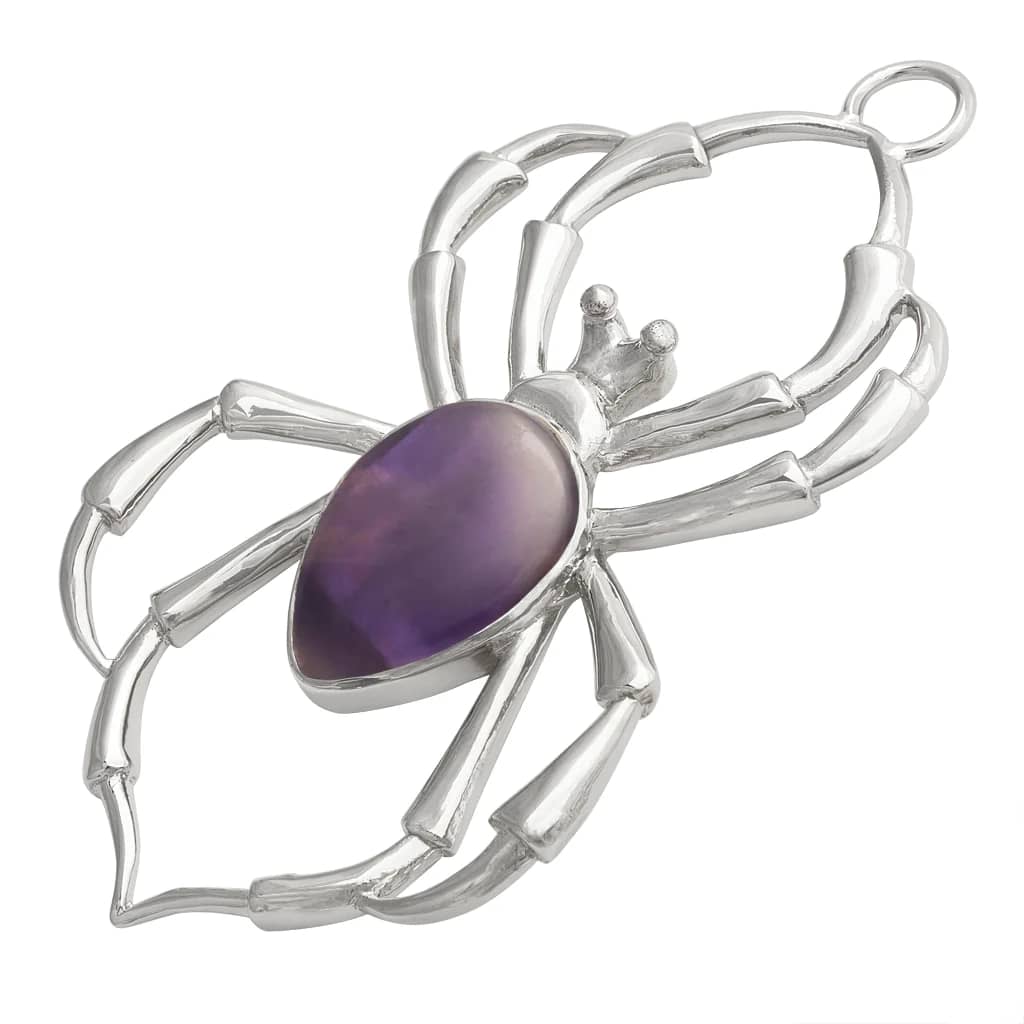 Brass Stone Arachnids by Diablo Organics - Laughing Buddha Studios SoCal