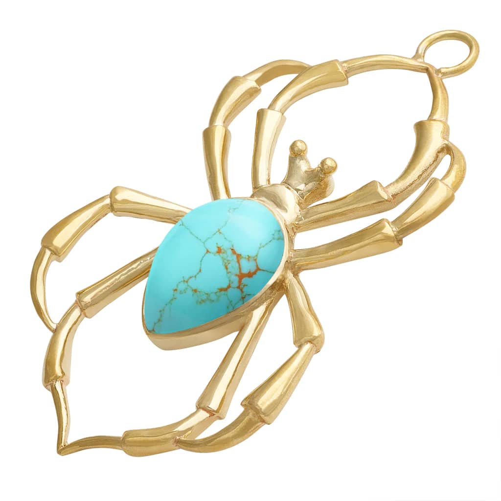 Brass Stone Arachnids by Diablo Organics - Laughing Buddha Studios SoCal