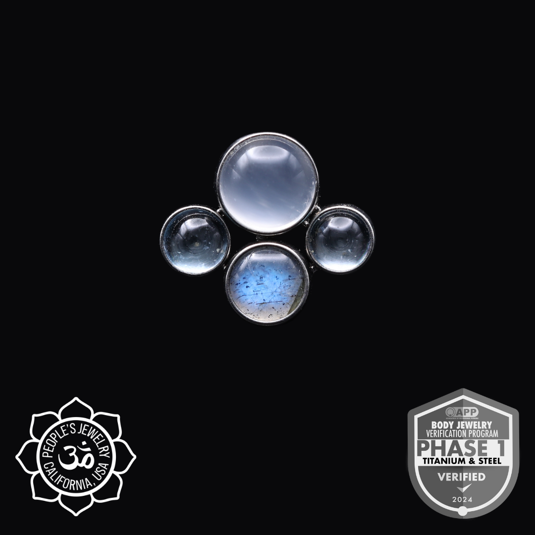 Natural Stone Amren Cluster - People's Jewelry - Laughing Buddha Studios SoCal