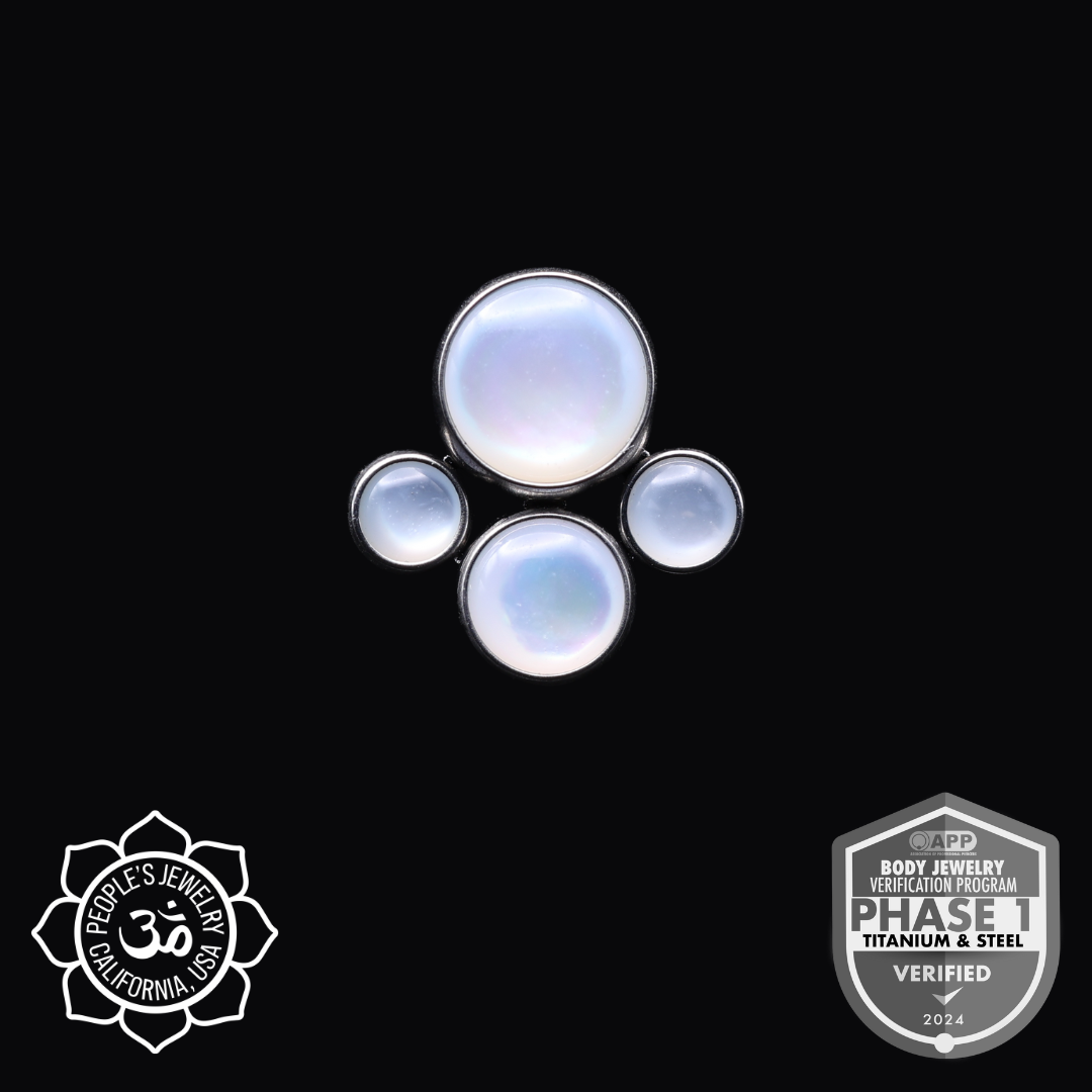 Natural Stone Amren Cluster - People's Jewelry - Laughing Buddha Studios SoCal