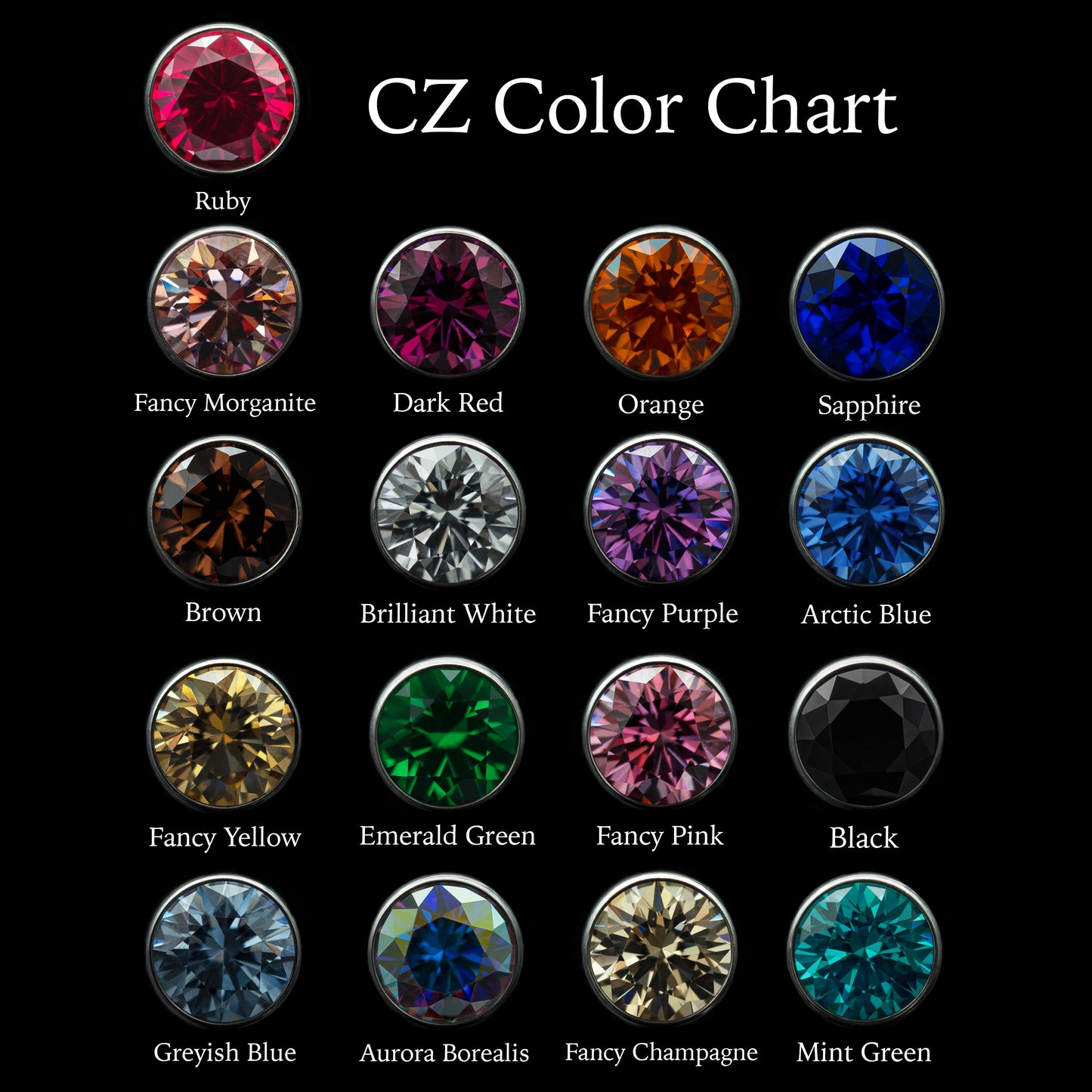 Two Gem Clusters - People's Jewelry