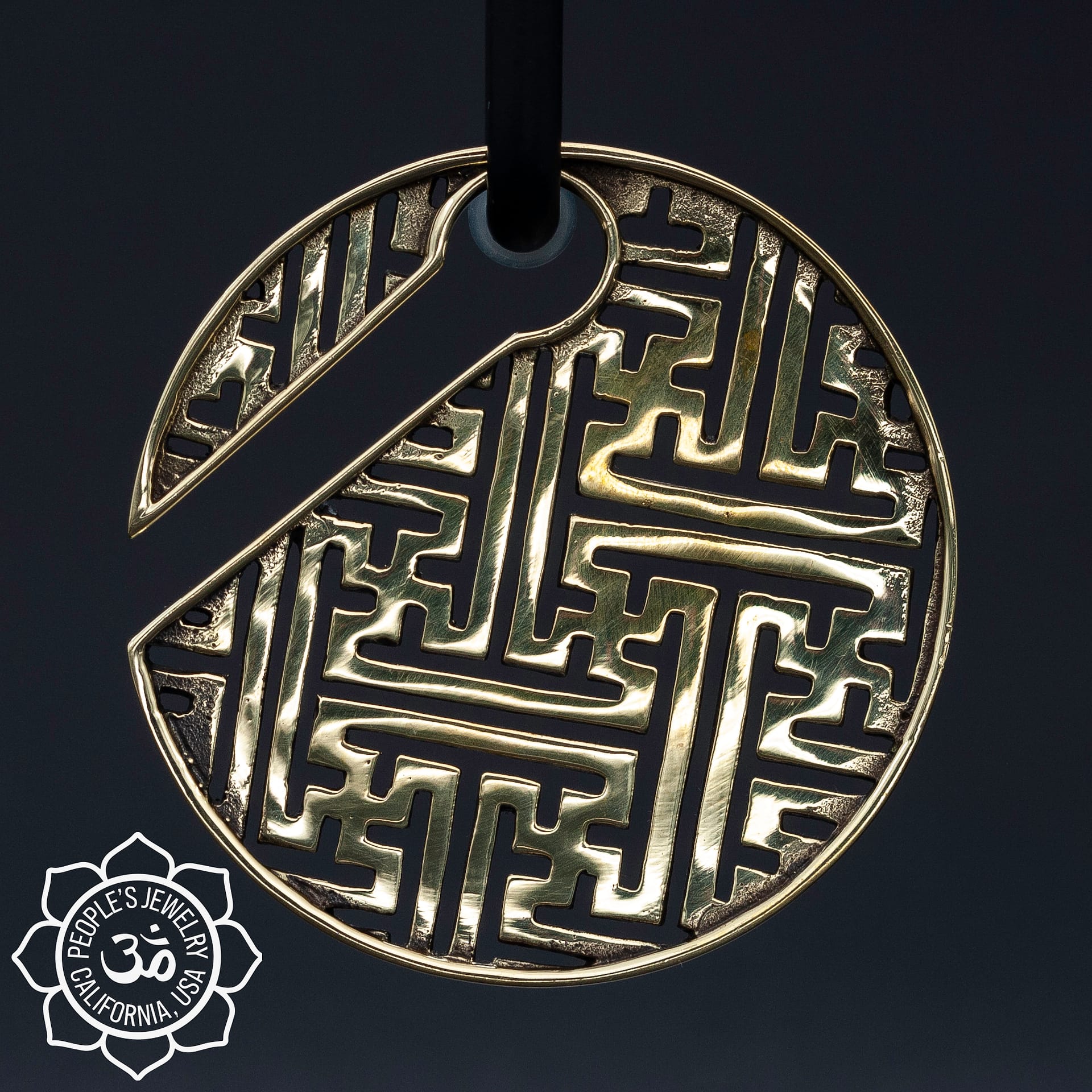 Brass Sayagata Weights by Peoples Jewelry