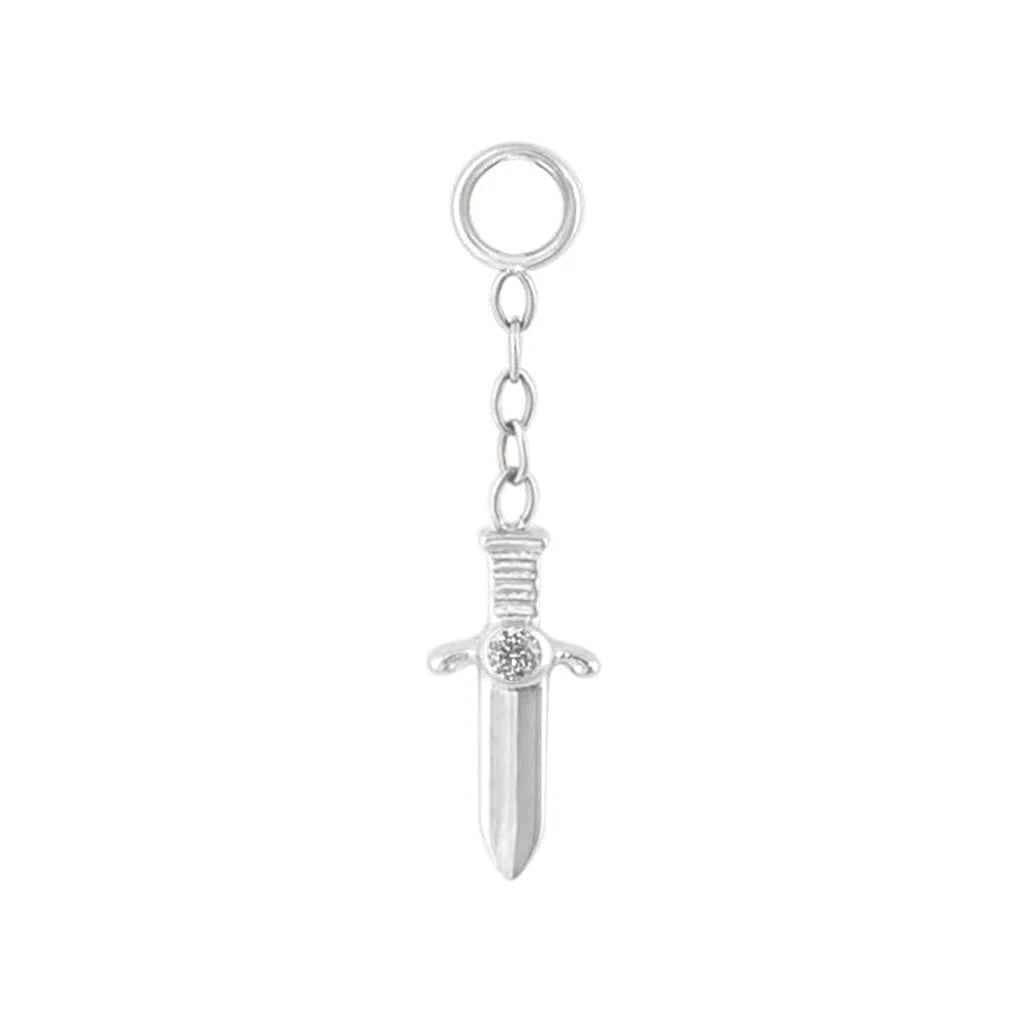 Titanium Dagger Charm
