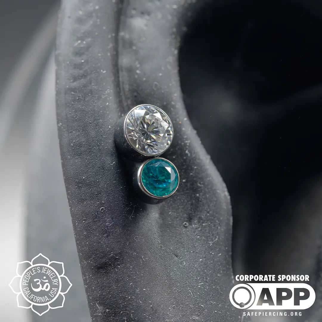 Two Gem Clusters - People's Jewelry