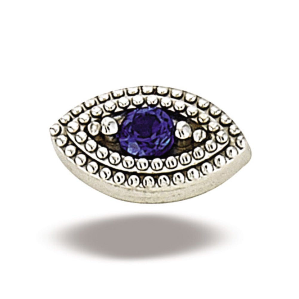 Beaded Marquise Eye Threadless End by Body Gems