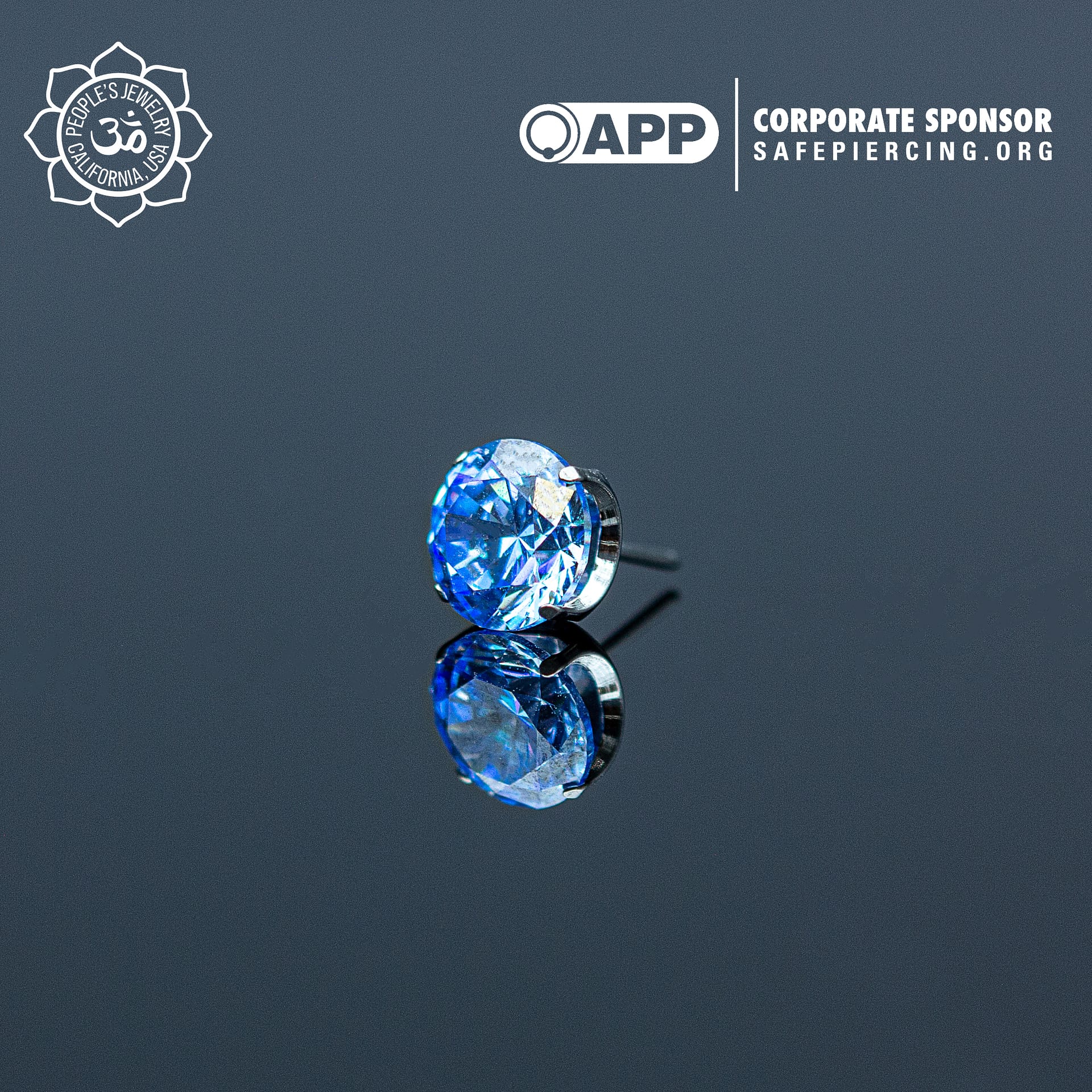 Threaded Titanium Prong-Set Gems by Peoples Jewelry - Laughing Buddha Studios SoCal