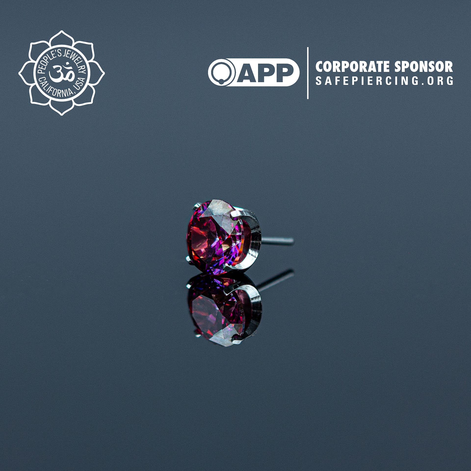 Threadless Prong-Set Gem Ends by Peoples Jewelry