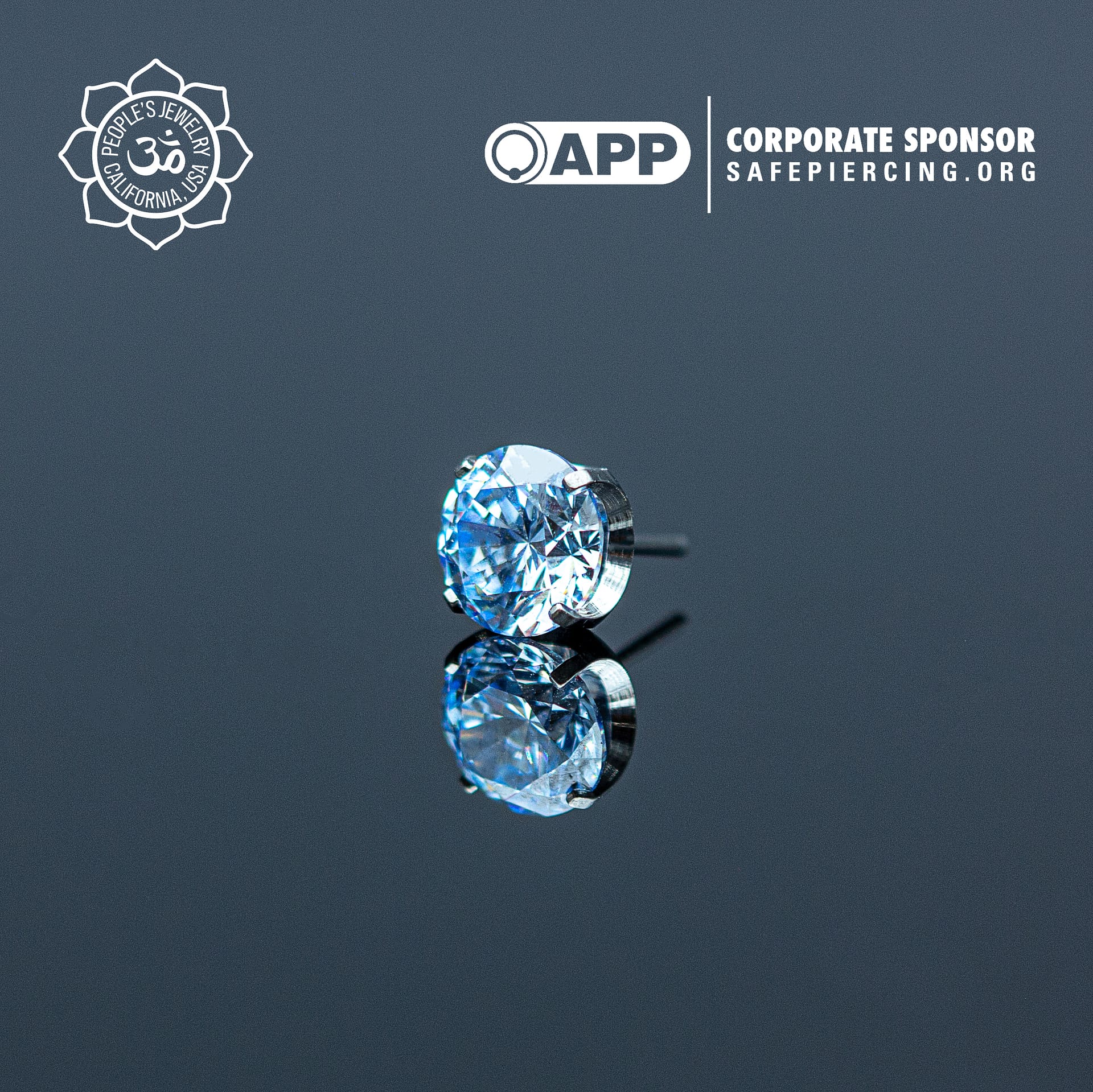 Threaded Titanium Prong-Set Gems by Peoples Jewelry - Laughing Buddha Studios SoCal