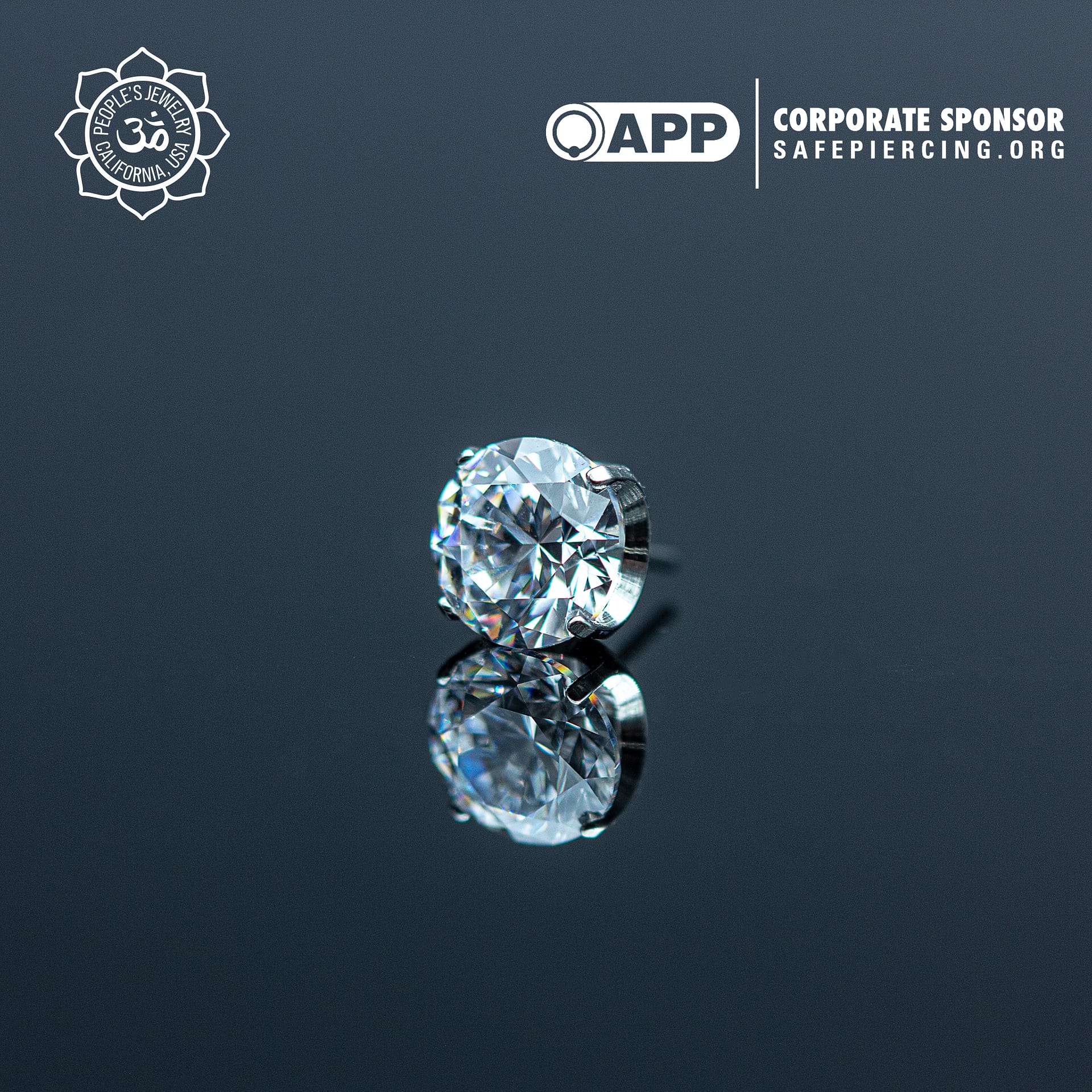 Threaded Titanium Prong-Set Gems by Peoples Jewelry - Laughing Buddha Studios SoCal