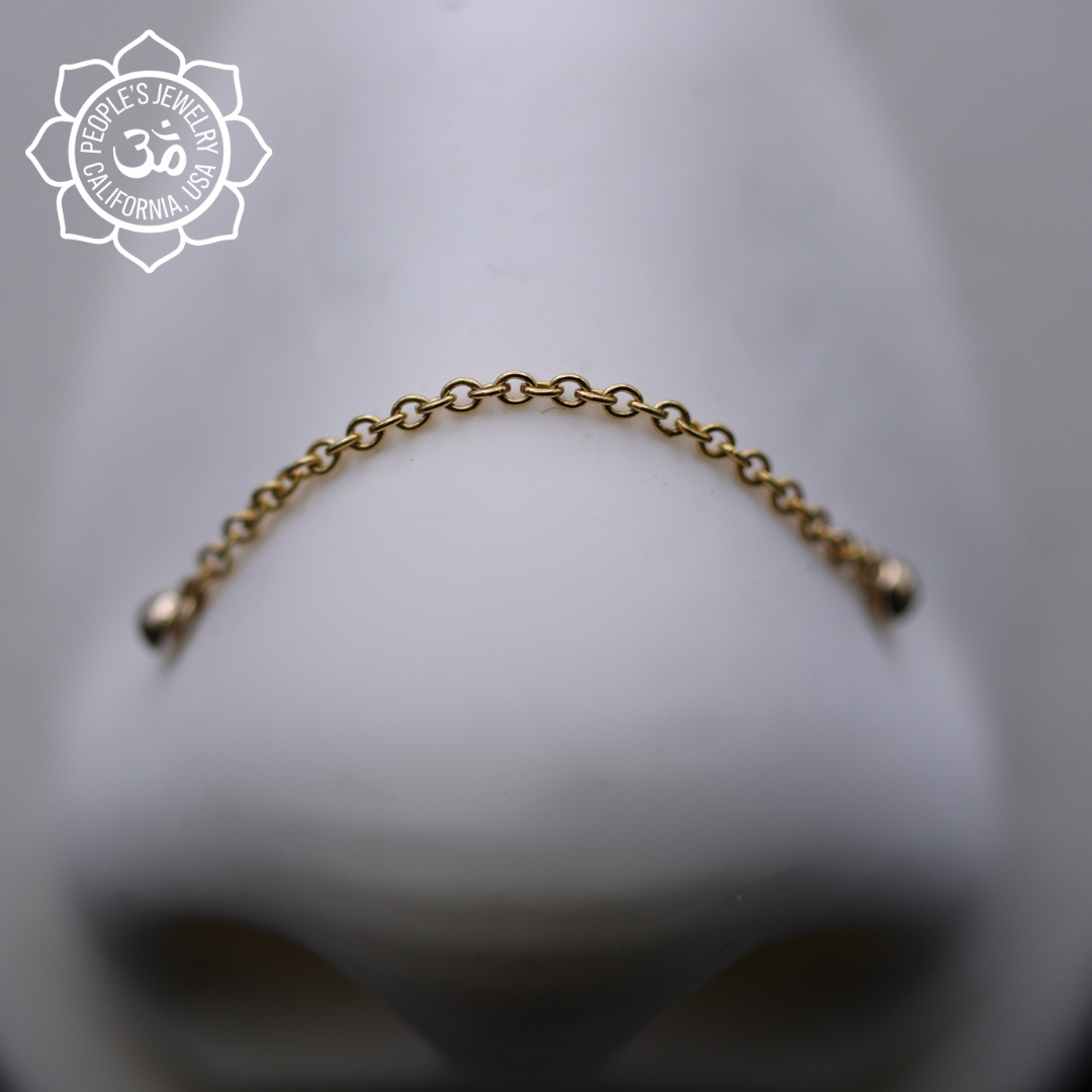 14k Gold-Filled Cable Chain