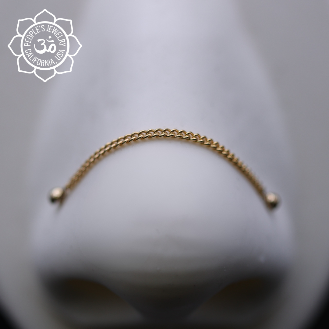 14k Gold-Filled Curb Chain