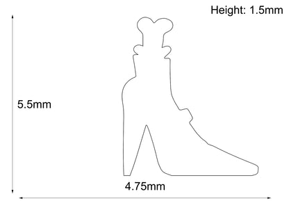 18k Gold Dead Heel End - Industrial Strength