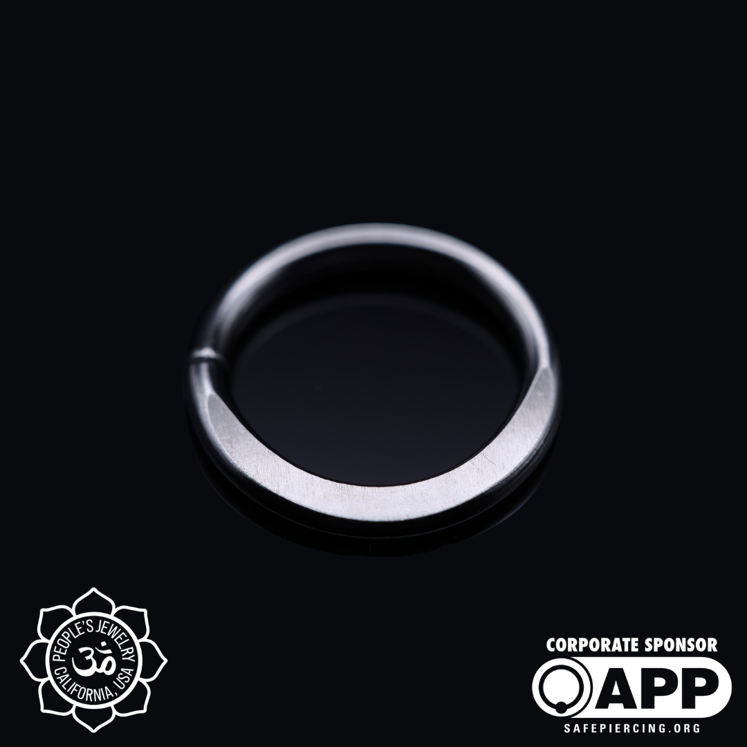 Peoples Jewelry Flattened Niobium Seam Rings - Laughing Buddha Studios SoCal