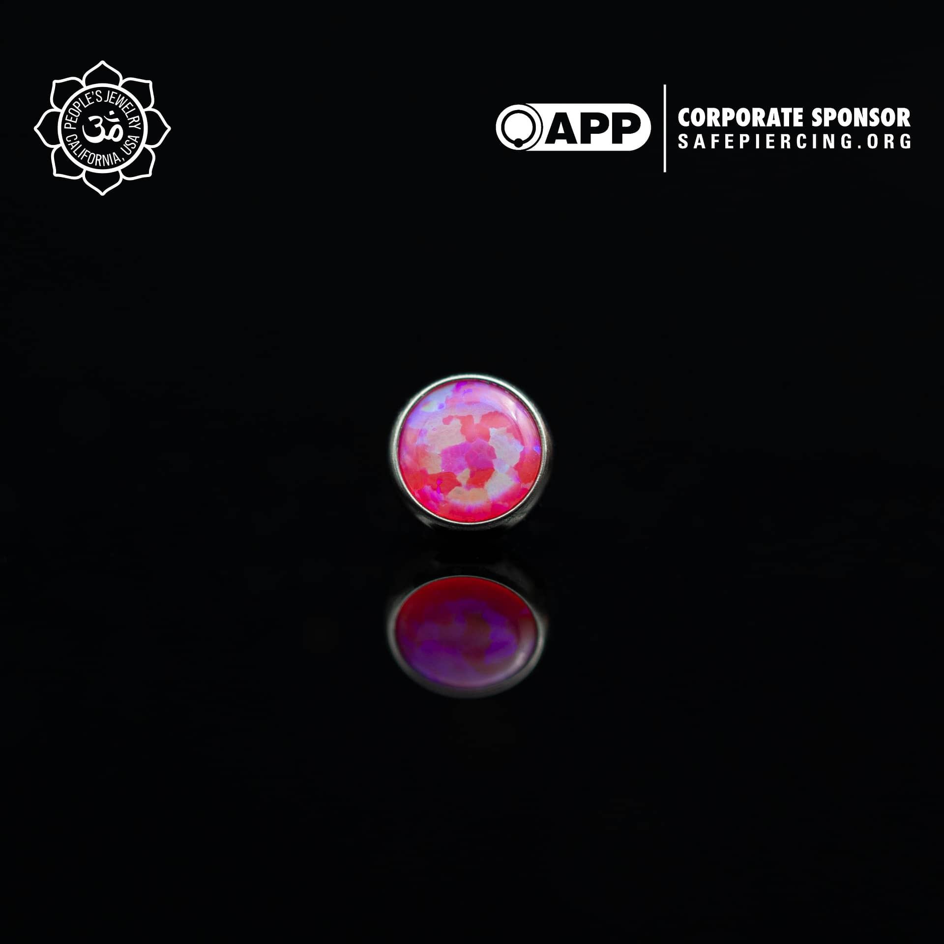 Threadless Opal Cabochon Ends by Peoples Jewelry (5mm) - Laughing Buddha Studios SoCal