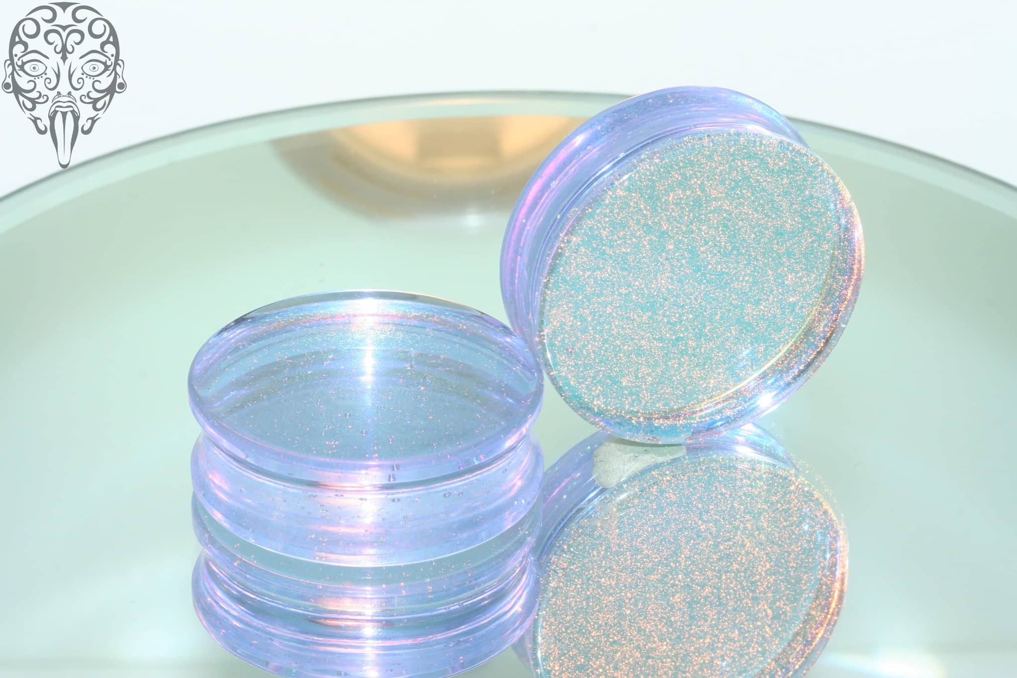 Deluxe Dichroic Plugs by Gorilla Glass - Laughing Buddha Studios SoCal