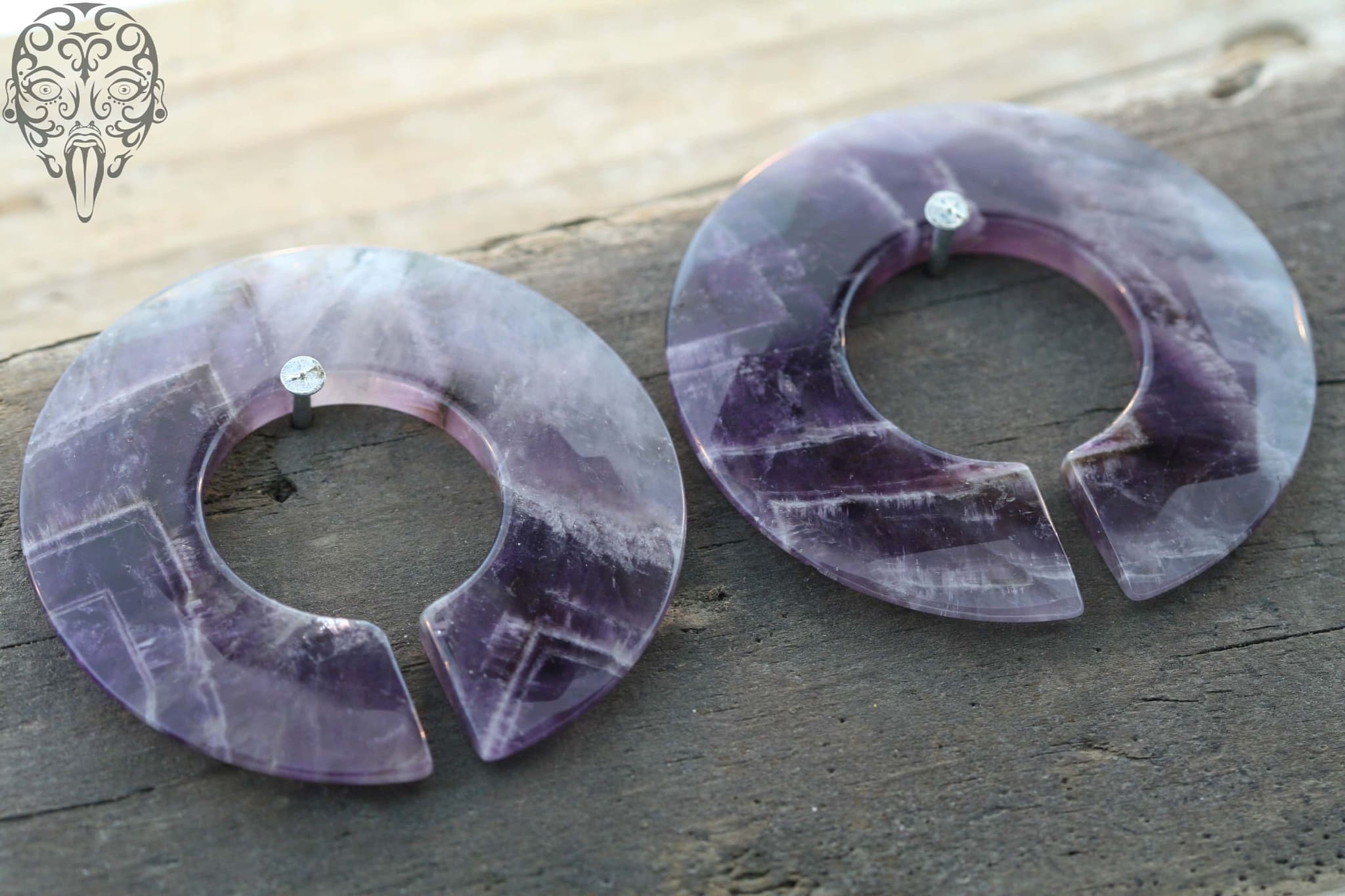 Stone Sliver Rings by Diablo Organics - Laughing Buddha Studios SoCal