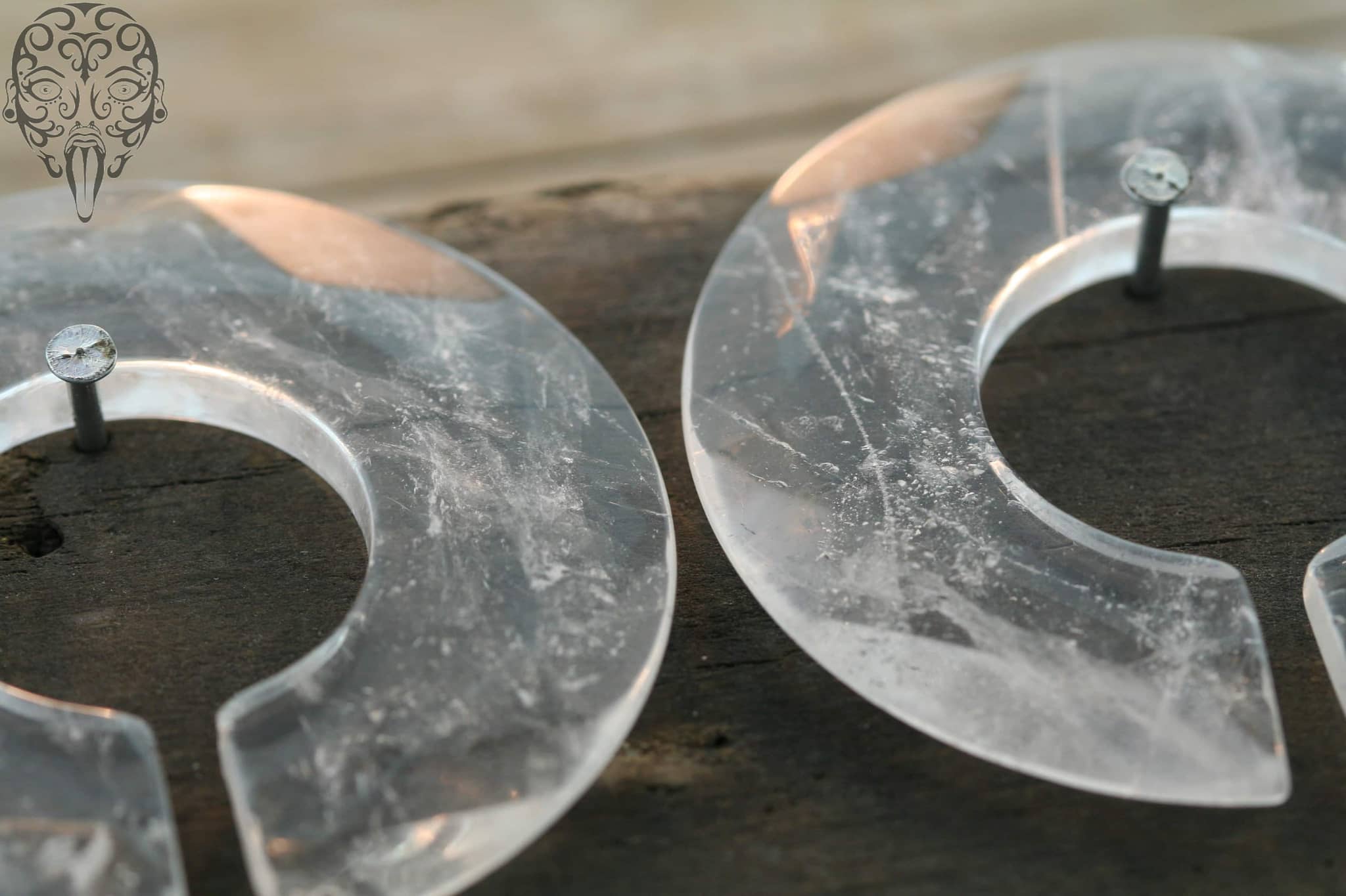 Stone Sliver Rings by Diablo Organics - Laughing Buddha Studios SoCal