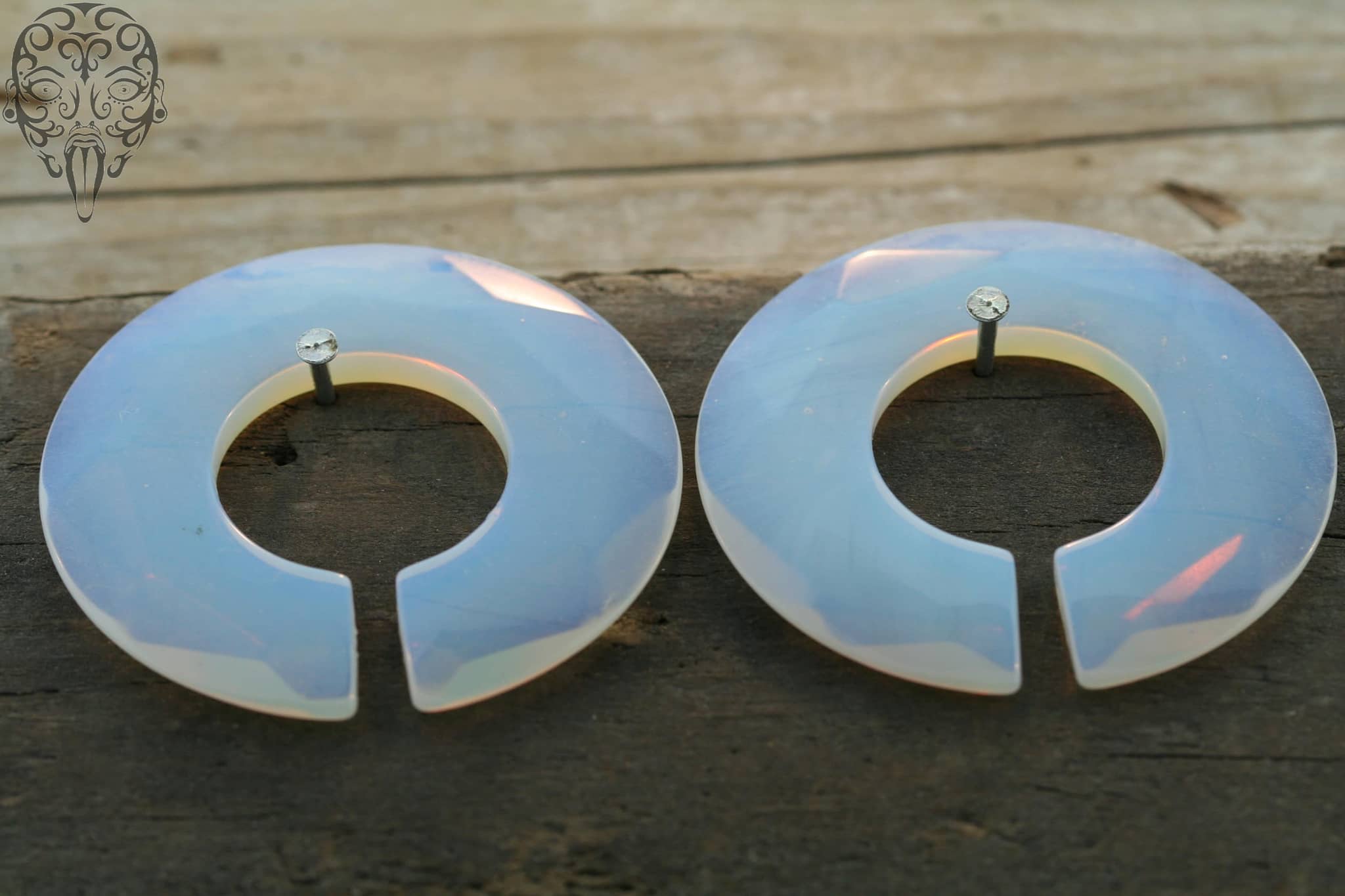 Stone Sliver Rings by Diablo Organics - Laughing Buddha Studios SoCal
