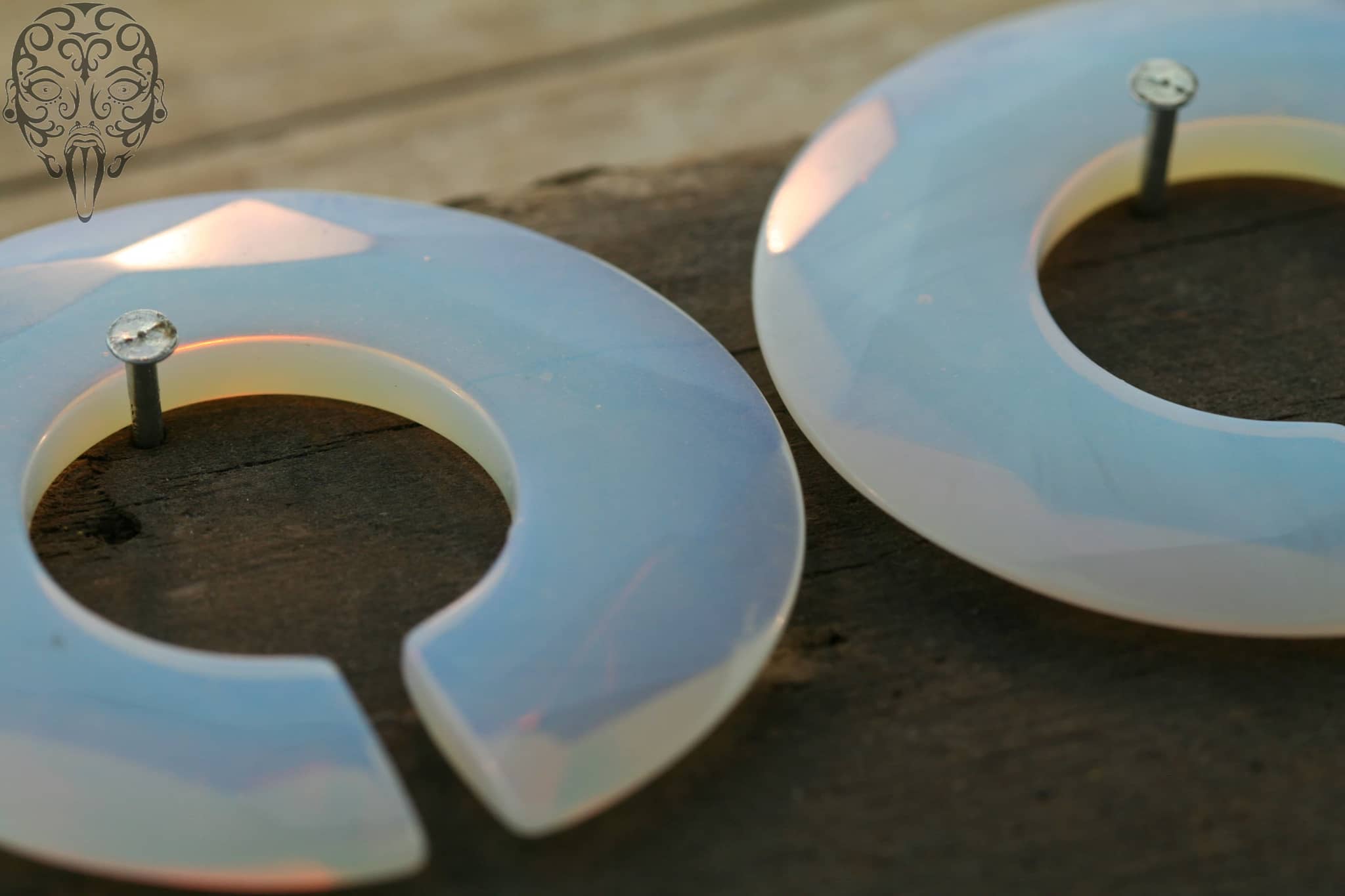 Stone Sliver Rings by Diablo Organics - Laughing Buddha Studios SoCal