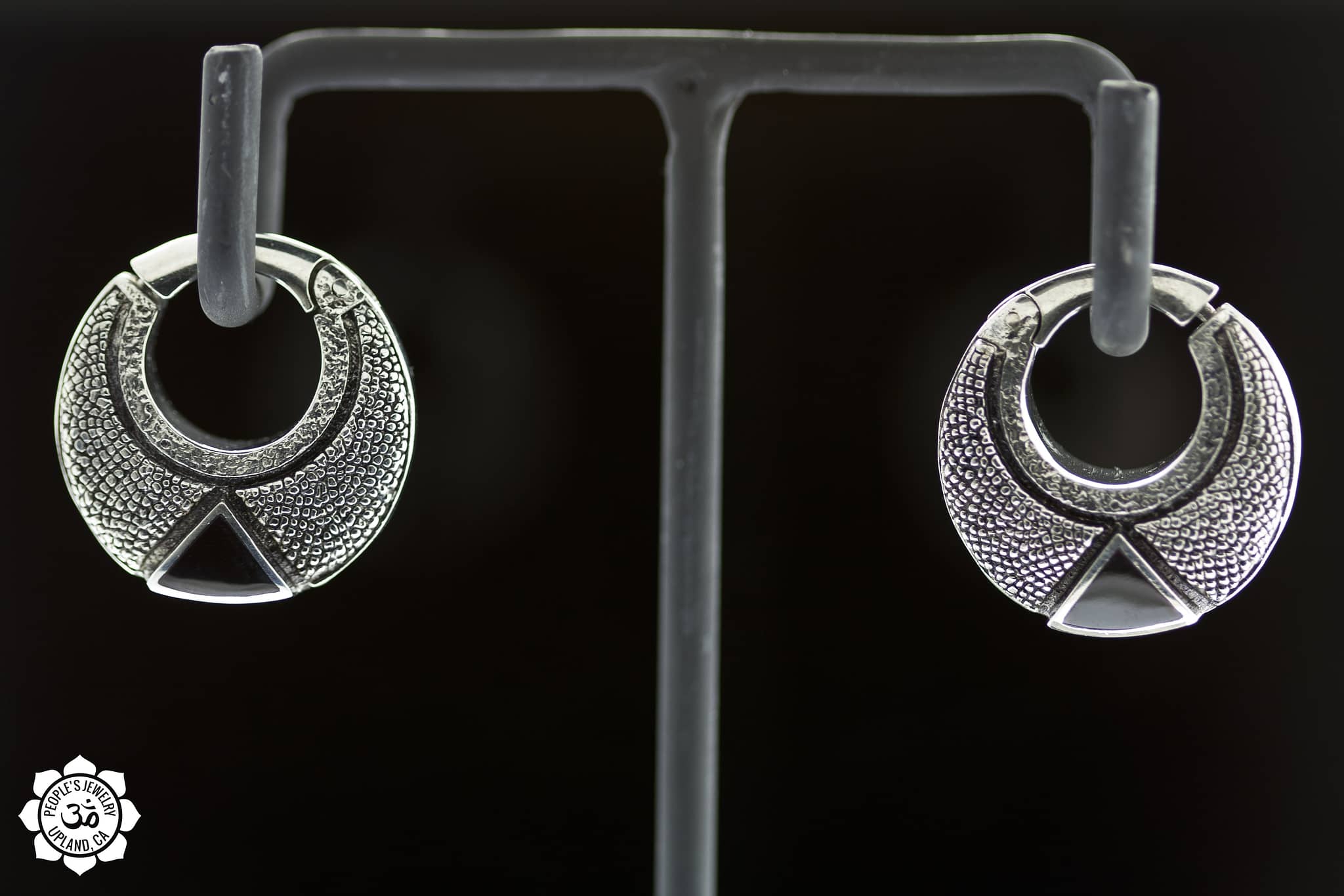 Onyx Triangle Weights by Peoples Jewelry - Laughing Buddha Studios SoCal