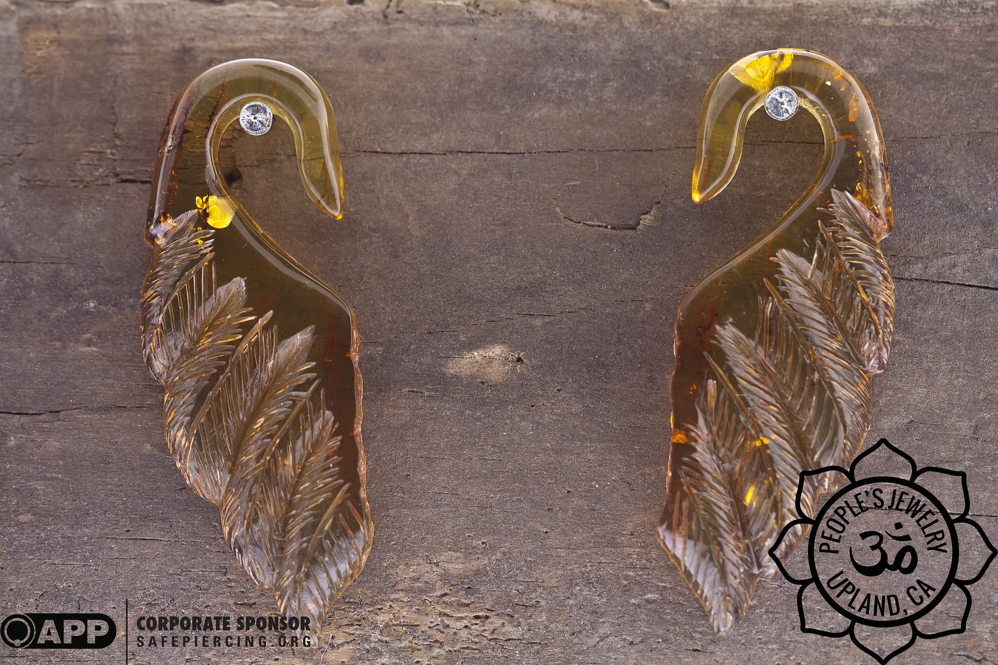 Amber Plume Hanging Design by Peoples Jewelry