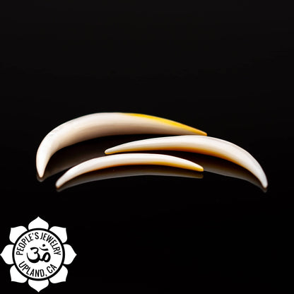 Mother of Pearl Tusks by Peoples Jewelry