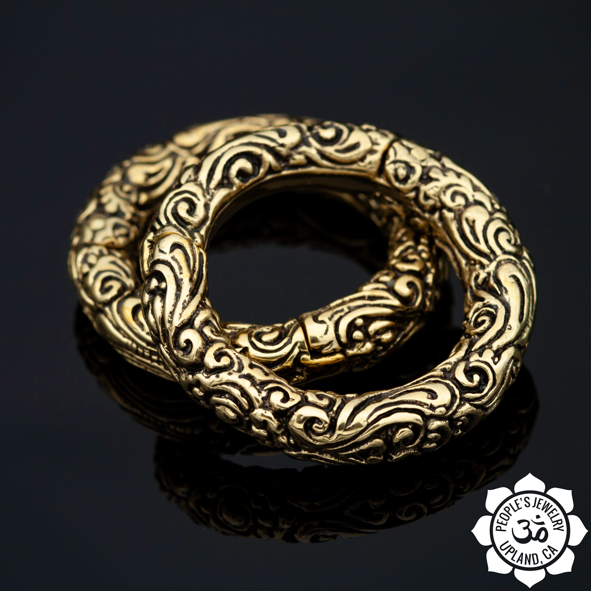 Brass Secret Garden Weights by Peoples Jewelry - Laughing Buddha Studios SoCal