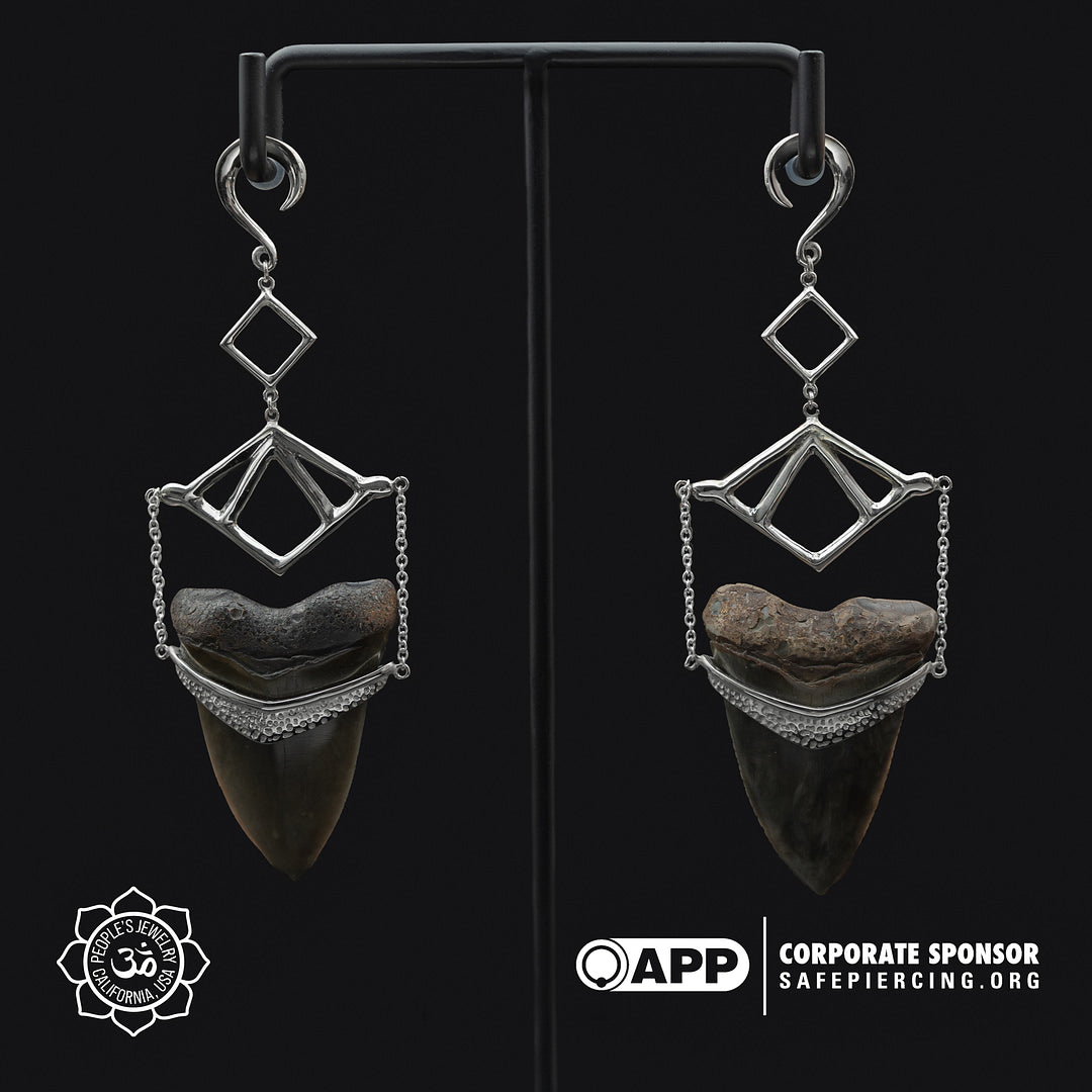 Fakelodon Brass Hangers by People's Jewelry