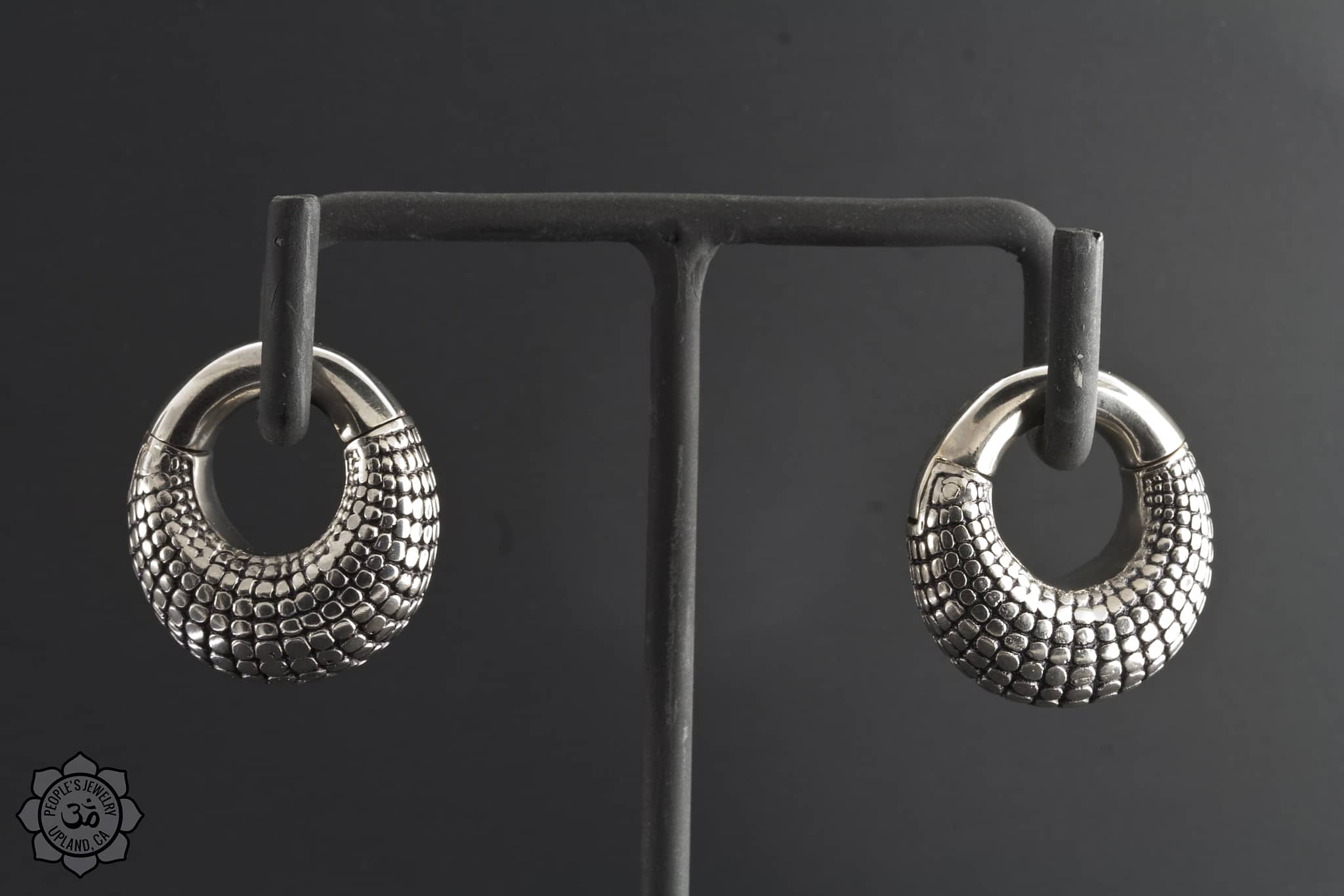 Brass Armadillo Circle Clickers by Peoples Jewelry - Laughing Buddha Studios SoCal