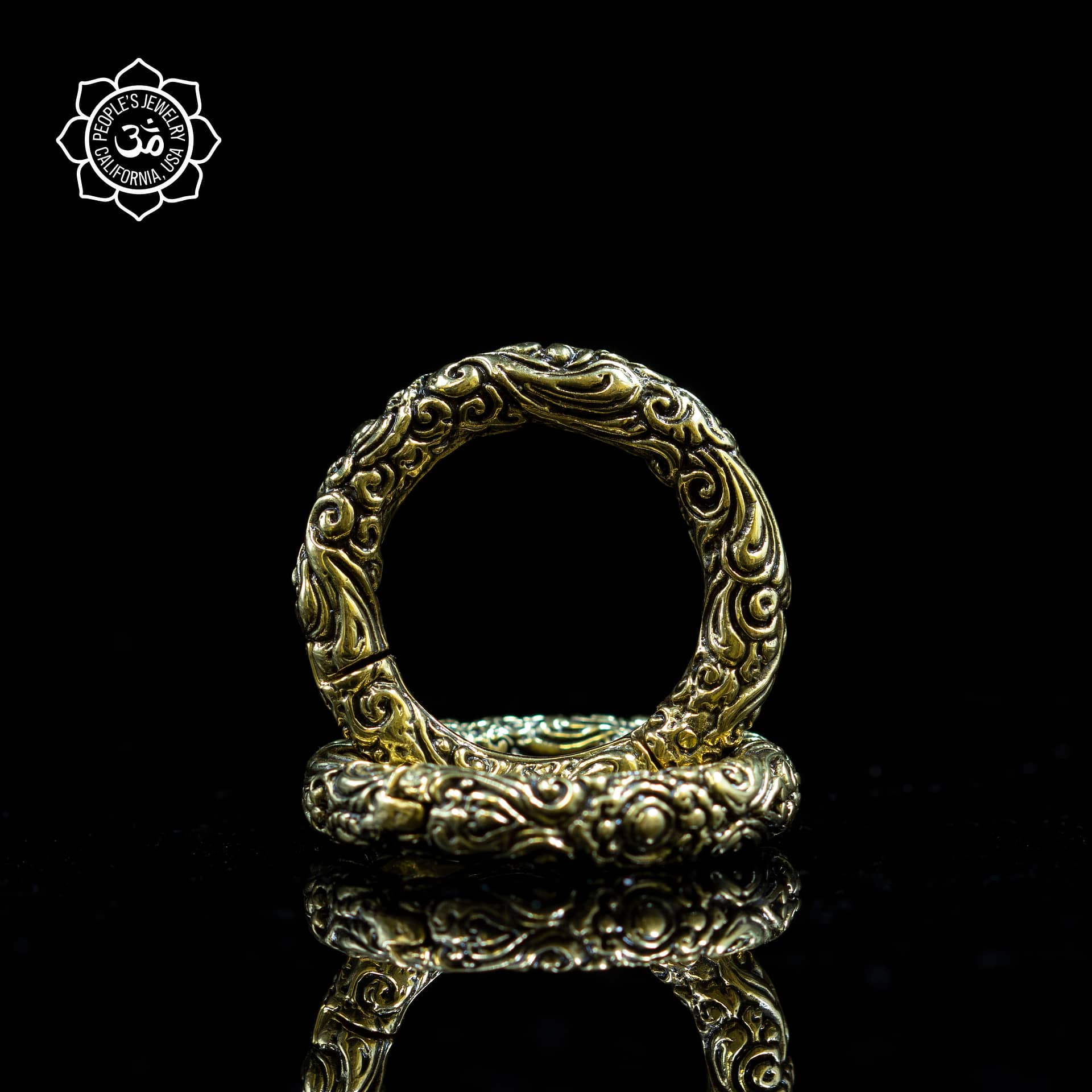 Brass Secret Garden Weights by Peoples Jewelry - Laughing Buddha Studios SoCal