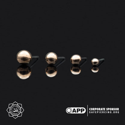 14k Gold Bead Ends by Peoples Jewelry