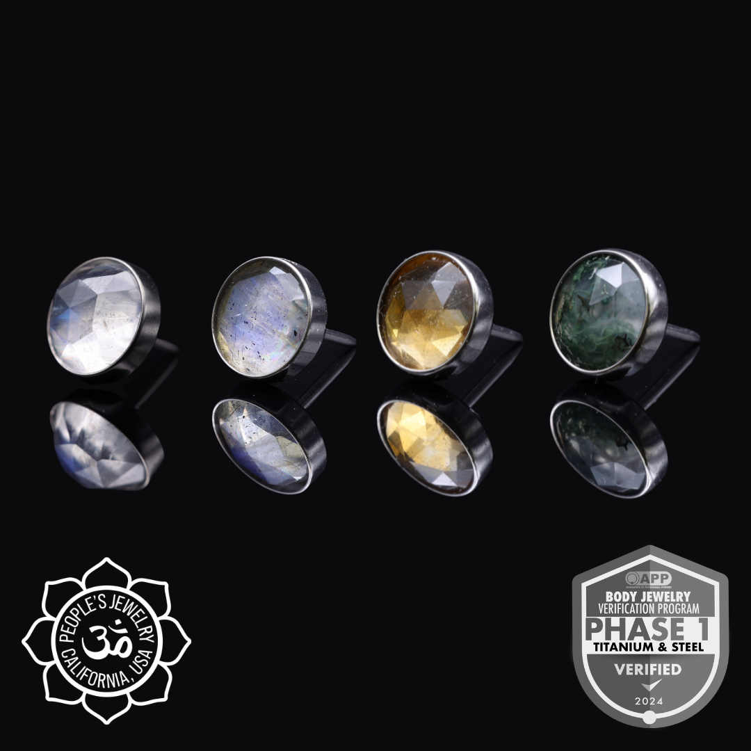 Rose Cut Natural Stone Cabochons - People's Jewelry