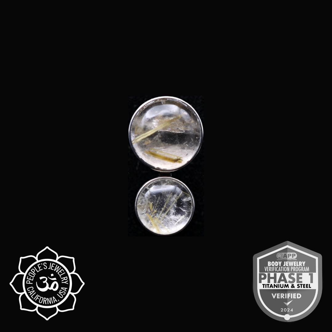 Natural Stone Two Gem Cluster - People's Jewelry