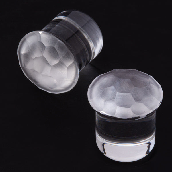 Gorilla Glass Martele Simple Plugs 12.7mm (1/2") - Laughing Buddha Studios SoCal