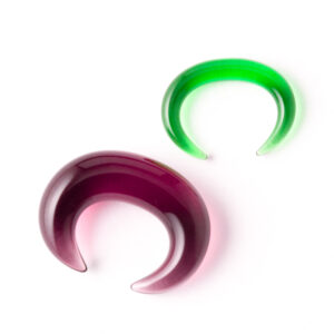 Gorilla Glass Long Septum Pinchers (3) - Laughing Buddha Studios SoCal