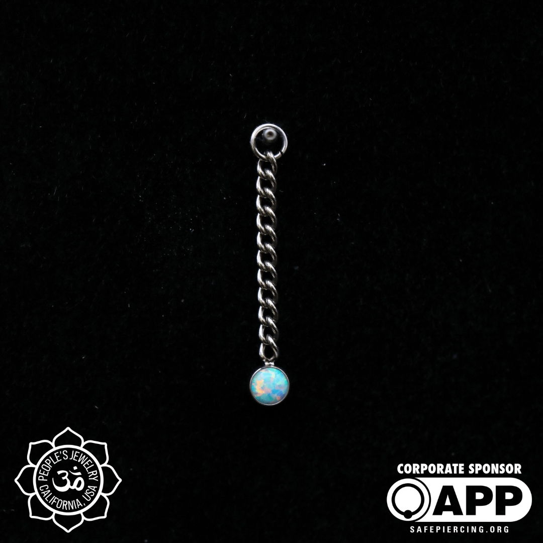 Gem Chain Dangles - People's Jewelry - Laughing Buddha Studios SoCal