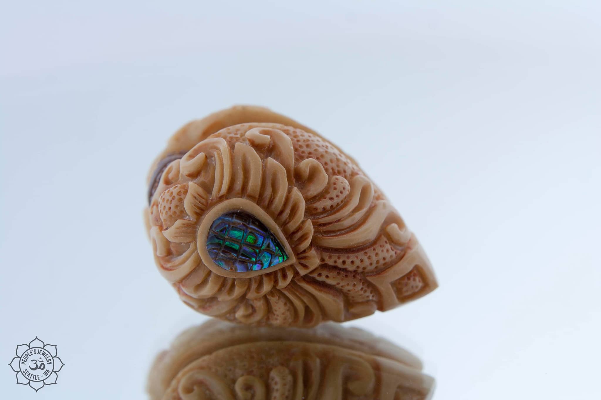 Tagua Nut Shields by Peoples Jewelry - Laughing Buddha Studios SoCal