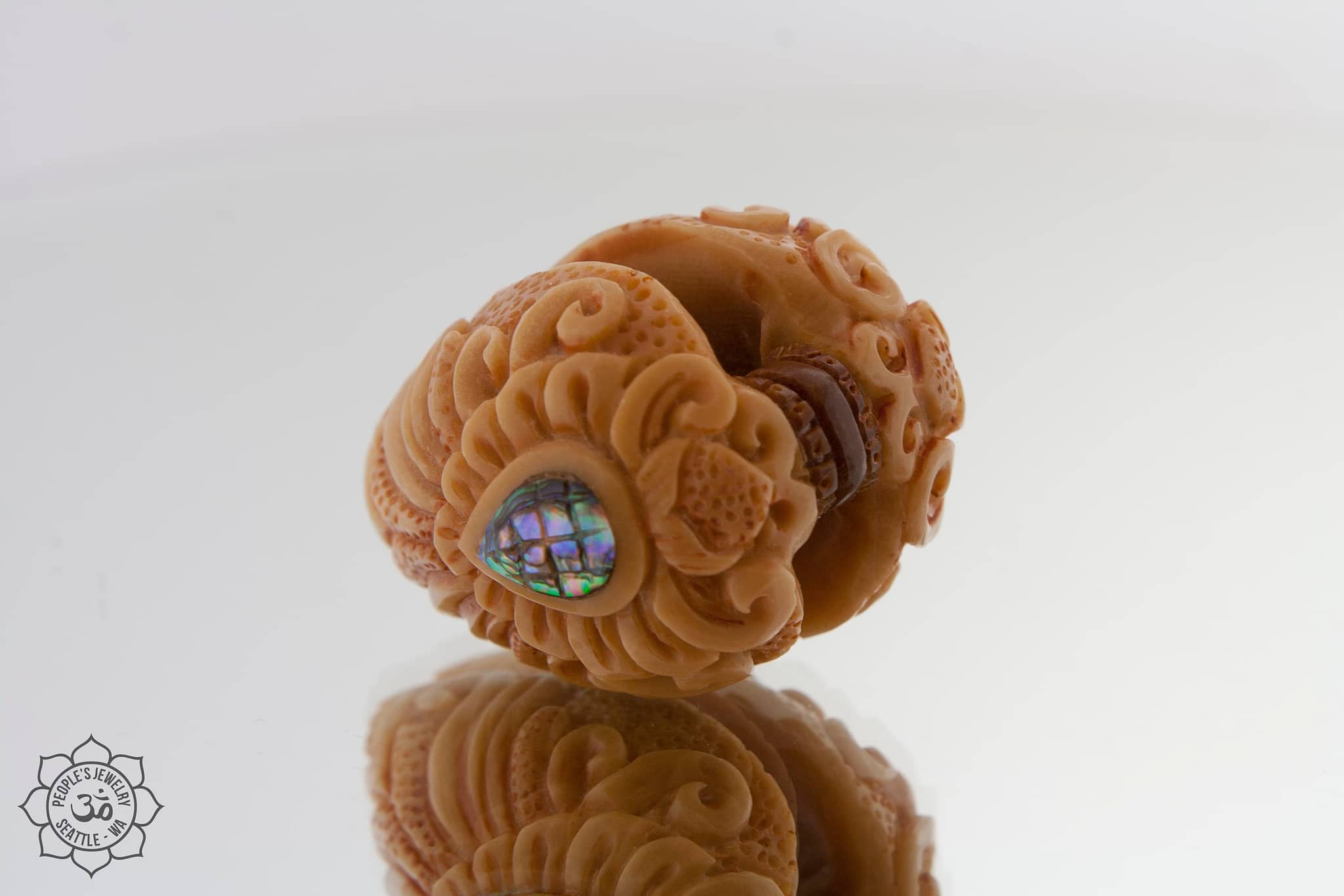 Tagua Nut Shields by Peoples Jewelry - Laughing Buddha Studios SoCal