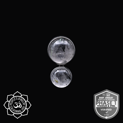 Natural Stone Two Gem Cluster - People's Jewelry