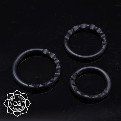 Scalloped Niobium Seam Rings